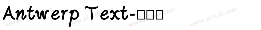 Antwerp Text字体转换